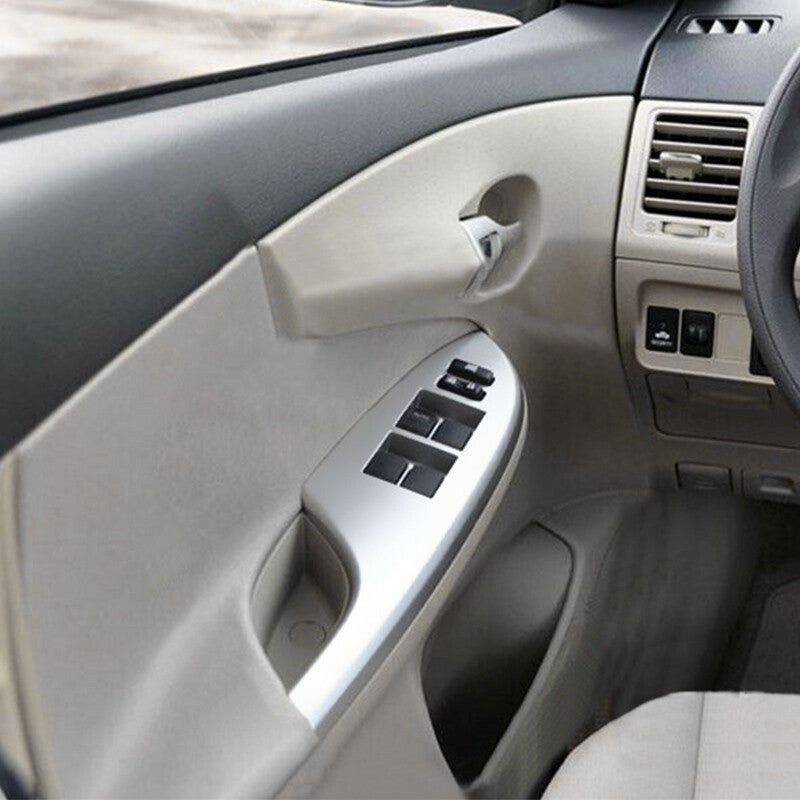 Left Front Master Window Switch Bezel Control Cover for Toyota for Corolla 2009-2013