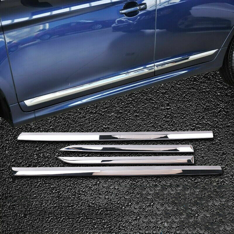Fit for Volvo XC60 2014 - 2017 ABS Chrome Body Door Side Molding Cover Trim 4Pcs