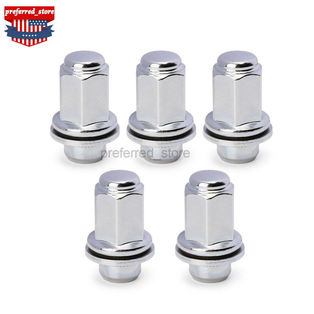 5-Piece Wheel Lug Nuts for Lexus GX470 2009 2010 2012 Base 4.7L 90942-01058- v