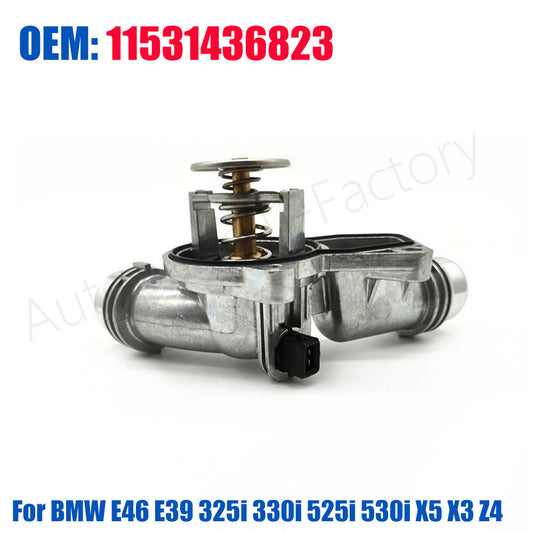 Aluminum Thermostat Housing for BMW E46 E39 325i 330i 525i X5 X3 Z4 11531437040