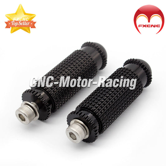 CNC front folding motorcycle rear wheel footrest footrest footstool foot spike pedal black