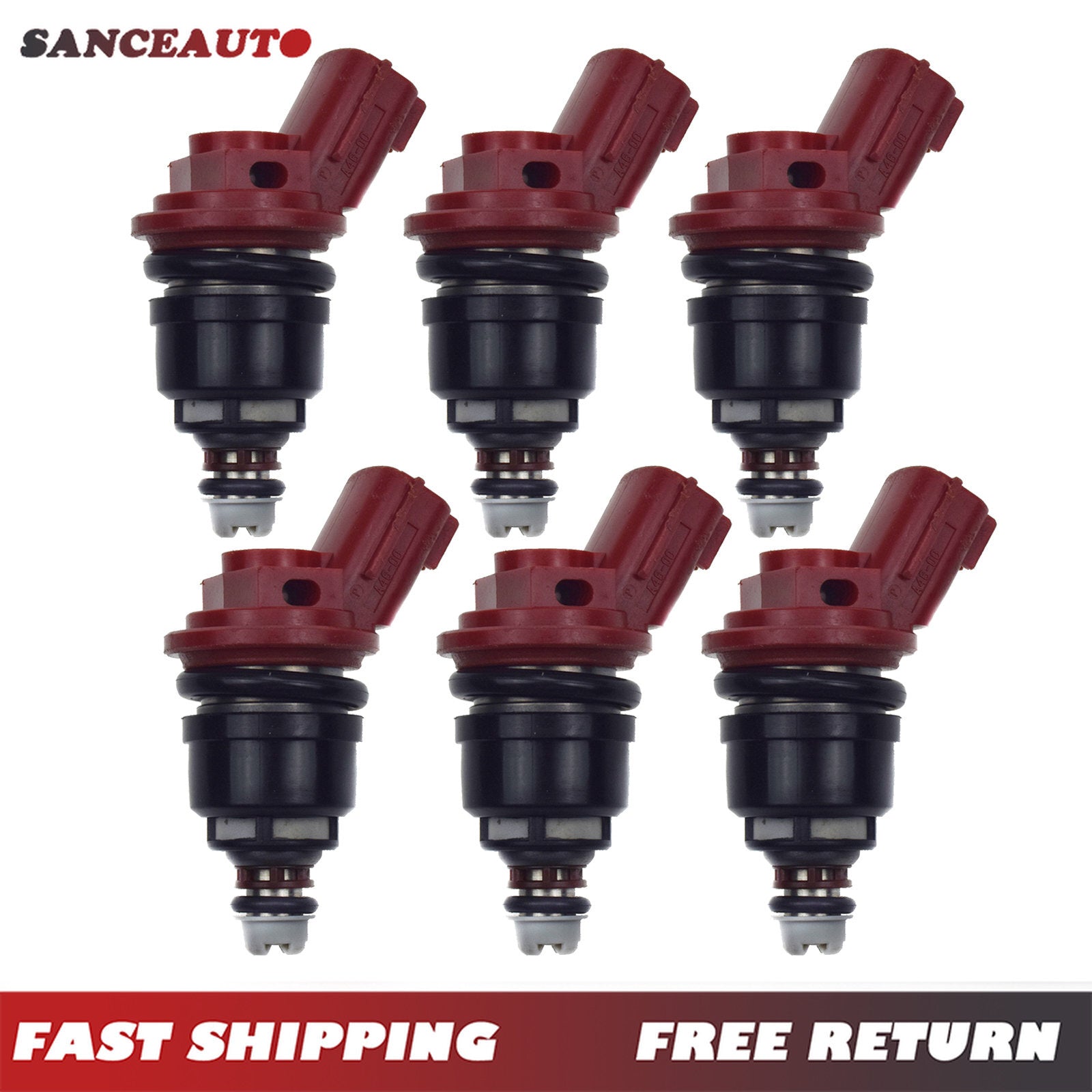 6-piece fuel injector pack suitable for Infiniti I30 1996-1999 and Maxima 1992-99 16600-96E01- n