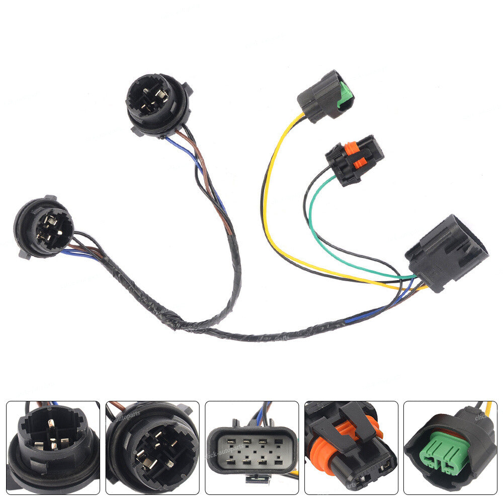 Headlight Wiring Harness Socket Pigtail for Chevrolet Silverado 1500 25962806