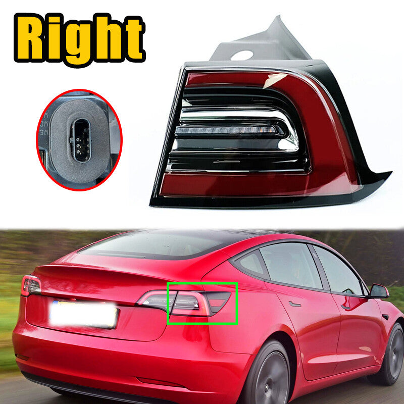 1Pcs for Tesla Model 3 Y 2017-2023 Right Outer Rear Tail Lamp Driver Light LED