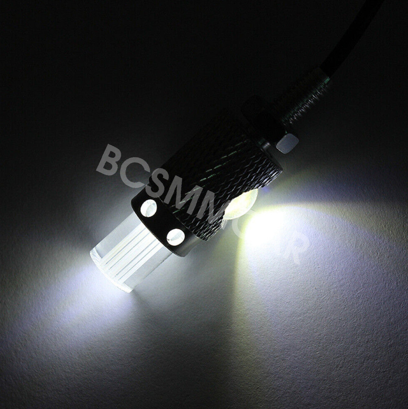 2Pcs Car LED License Plate Light Bolt Lamp Bulbs White 2 Wires Accessories Q