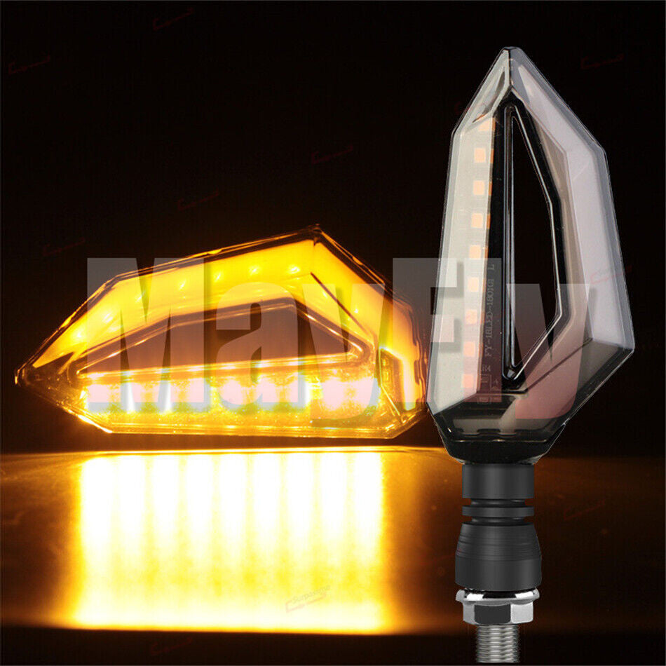 LED Turn Signals Blinker Light fit For 400 300 250R 500R 650R Z900 Z1000