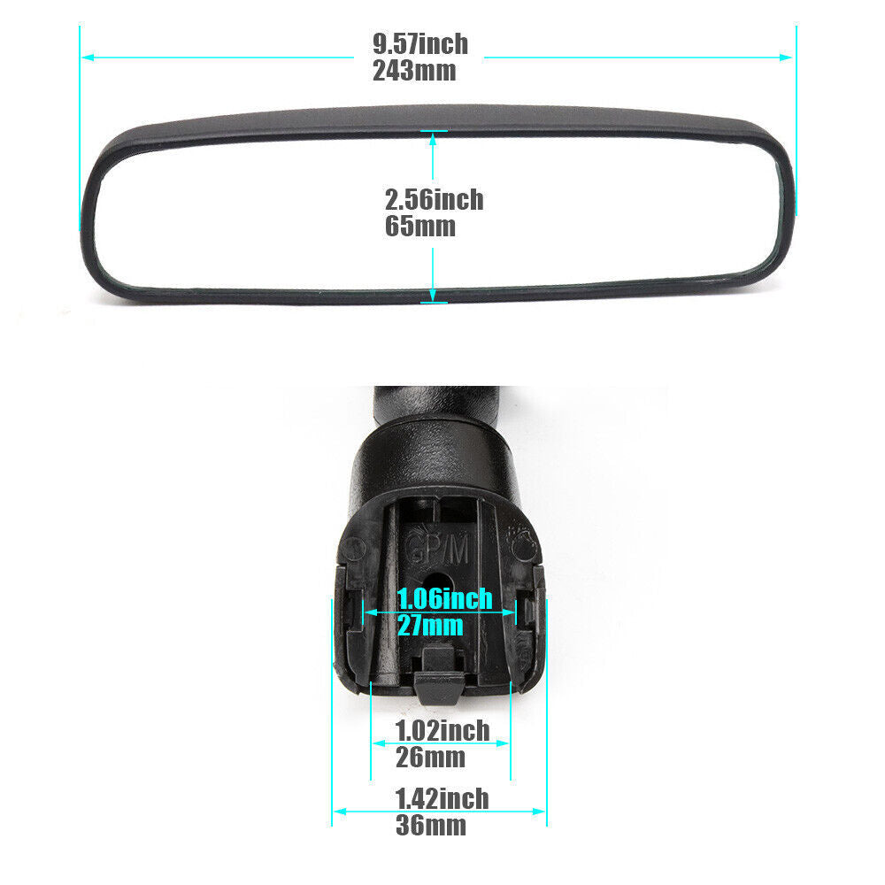 New Interior Rear View Mirror for Nissan 96321-2DR0A 96321-2DR0-A103 1996-2007 Q