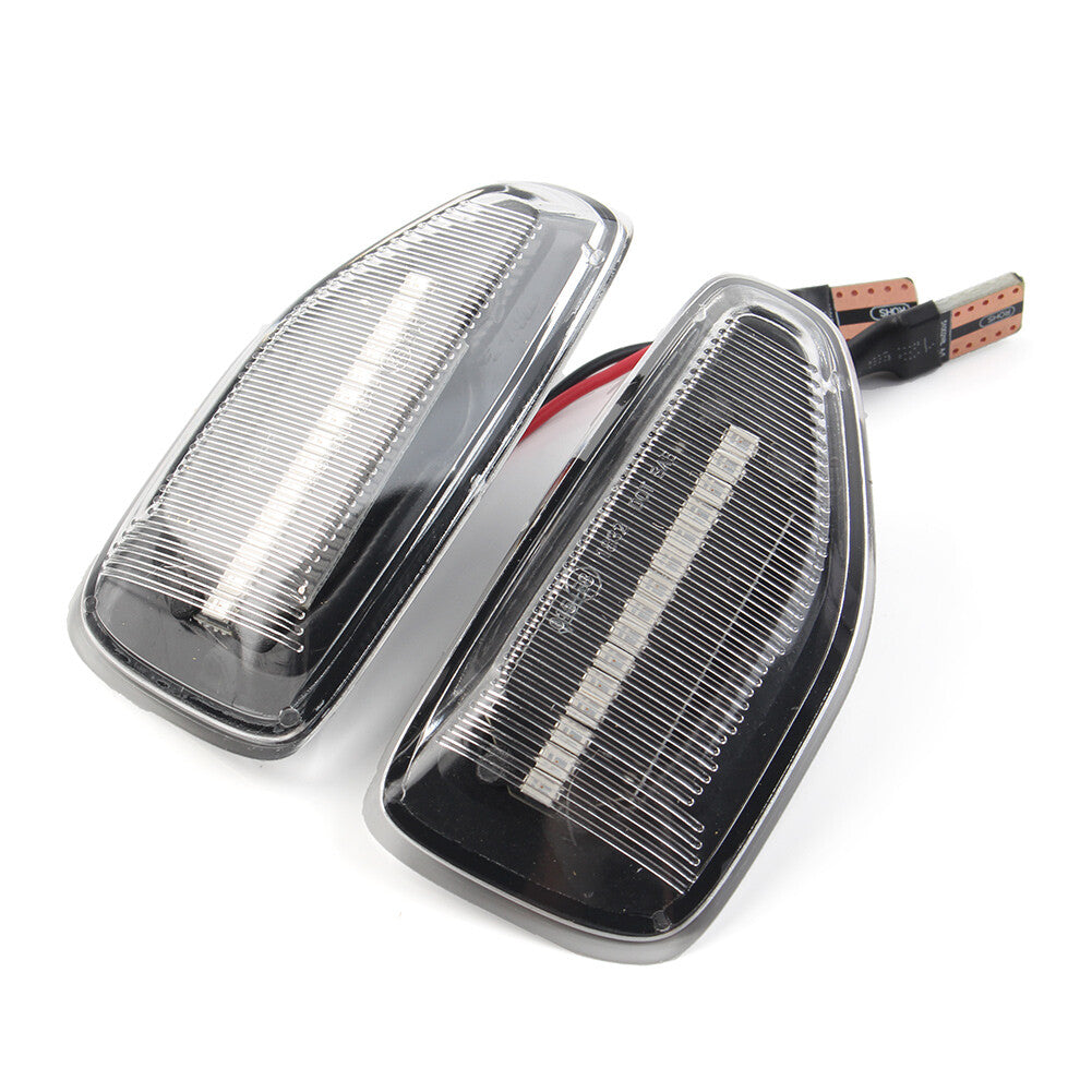 2x LED Dynamic Side Marker Turn Signal Light Lamp for Dacia Logan Sandero Duster