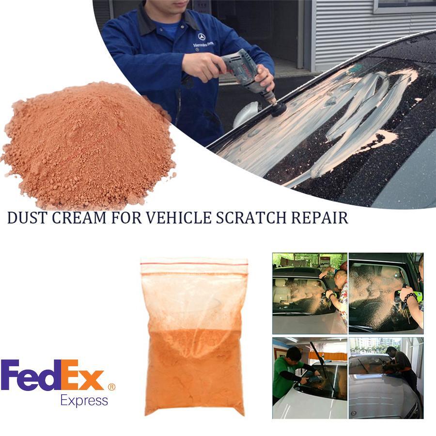 1Set Deep Scratch Remover Auto Car Glass Polishing Kit 8 Oz Cerium Oxide Powder Q