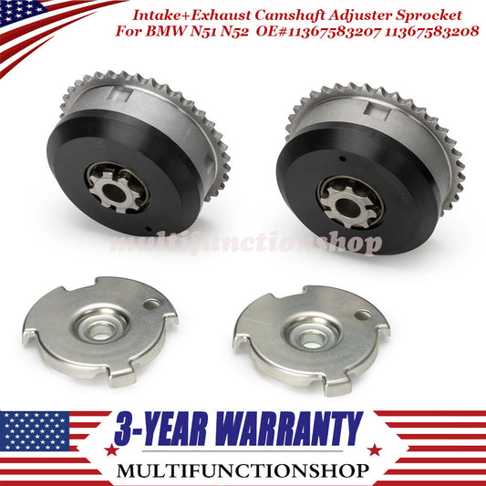 Intake+Exhaust Camshaft Adjuster Sprocket 11367583207 for BMW 128I 330I M4 X6 Z4 Q