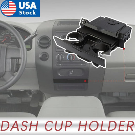 Car Dashboard Cup Holder Ash Tray Black 6L3Z1504810AA for Ford F-150 F150 04-08 Q