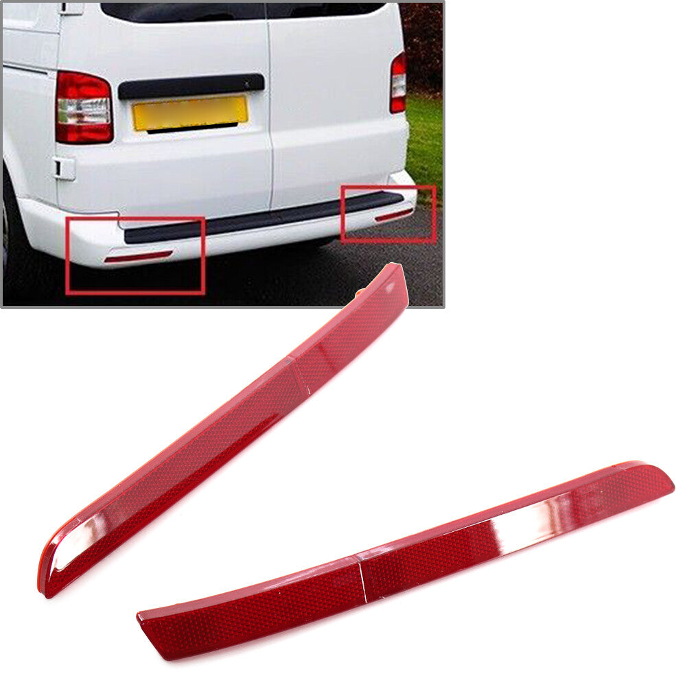 for VW T5 Transporter Caravelle Multivan Rear Bumper Reflector Tail Light Lamp