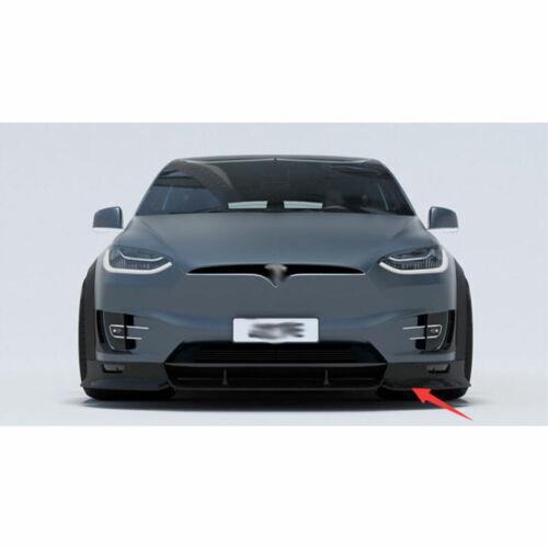for Tesla Model X 16-2021 Carbon Fiber B Style Front Bumper Lip Spoiler Splitter