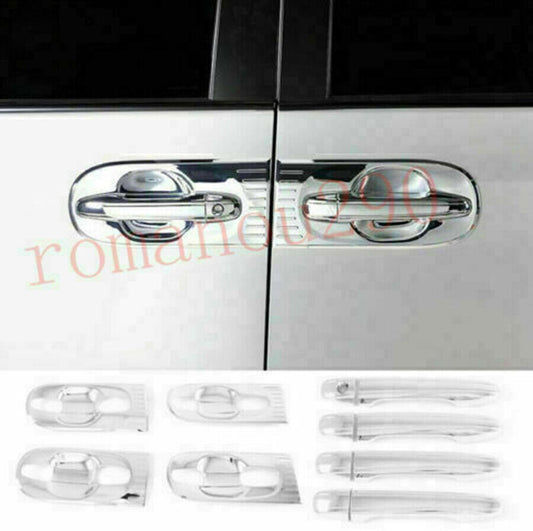 for Toyota for Sienna 2011-2020 ABS Chrome Car Door BowlDoor Handle Cover Trims set