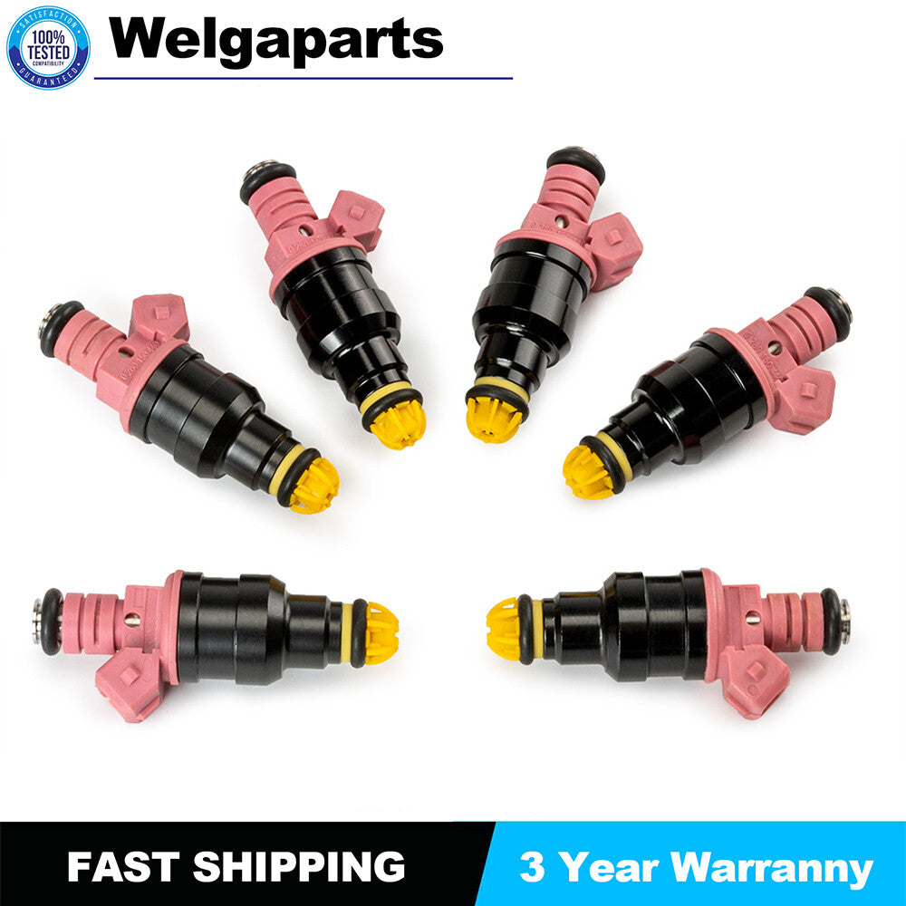6x Fuel Injectors for BMW Z3 M3 328is 328i 528i 2.8L/3.2L 13641703819 0280150440
