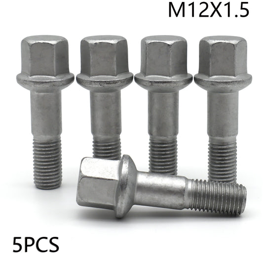 5X Car Wheel Bolts Nuts Lugs M12X1.5 0009901007 for Mercedes-Benz S124 W168 W202 Q