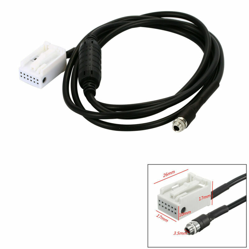 AUX Audio Input Adapter Cable For iPhone iPod for BMW E60 E61 E63 E64 E65 (US Stock)