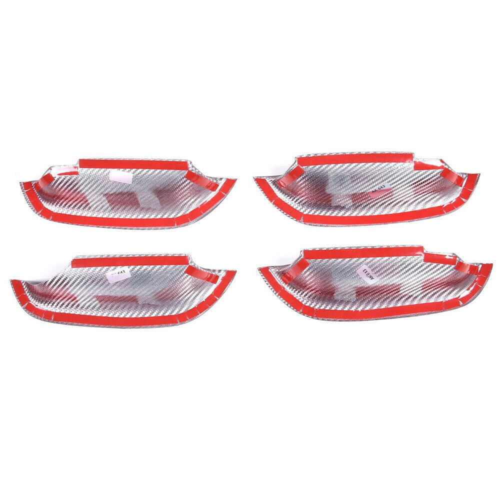 Red Carbon Fiber Side Door Handle Bowl Panel Trim for Maserati Grecale 22-24 B n
