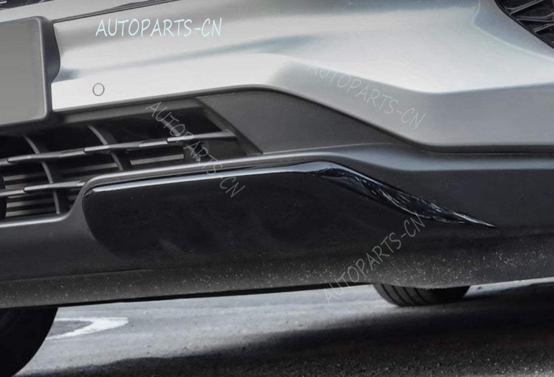 for Infiniti QX60 2022-2023 Glossy black Front Bumper Both Side Lip Spoiler B n