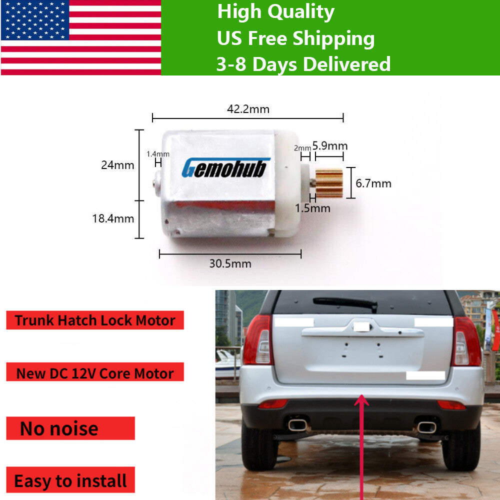 Rear Trunk Lock Latch Motor FC280SC-20130 for 2015-2019 for Cadillac for Escalade ESV