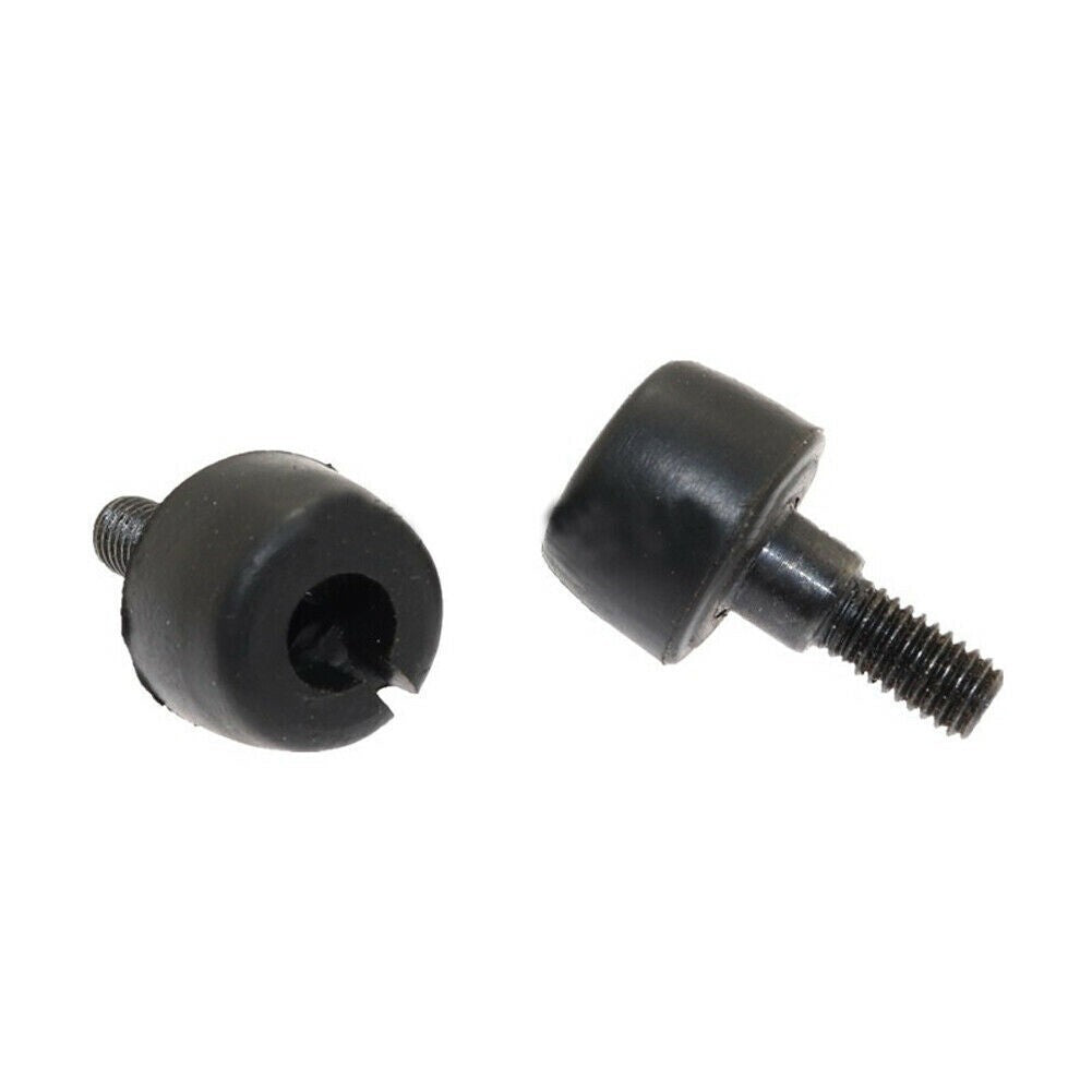 Stop Screw Bumper Clip Rubber BUMPER Black Front 2pcs Bumper Grille Stop Screw v