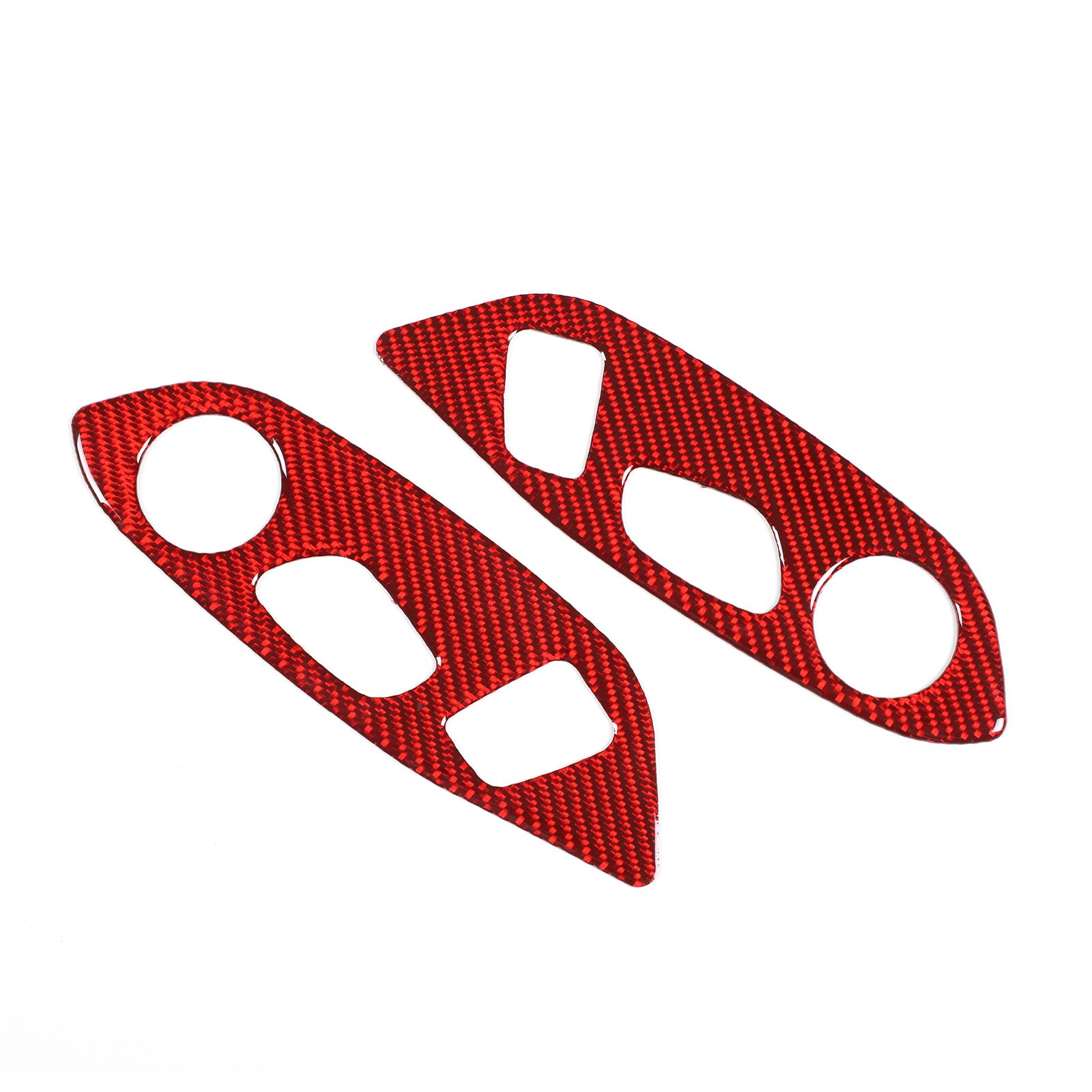 ABS carbon fiber steering wheel button frame decoration suitable for 86/for Subaru BRZ 17-22- v