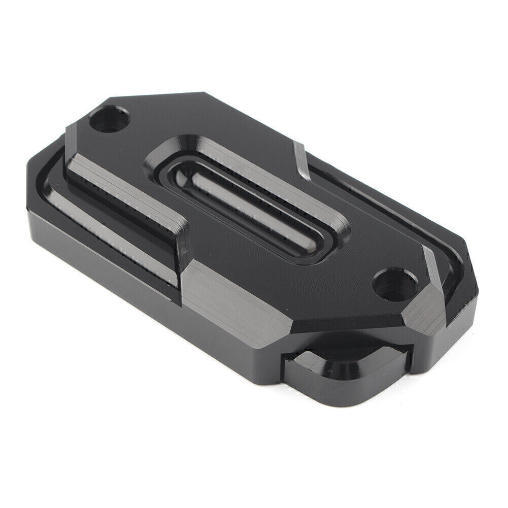 CNC Black Front Handlebar Brake Fluid Reservoir Cover Cap for Honda CB650F 2014 Q
