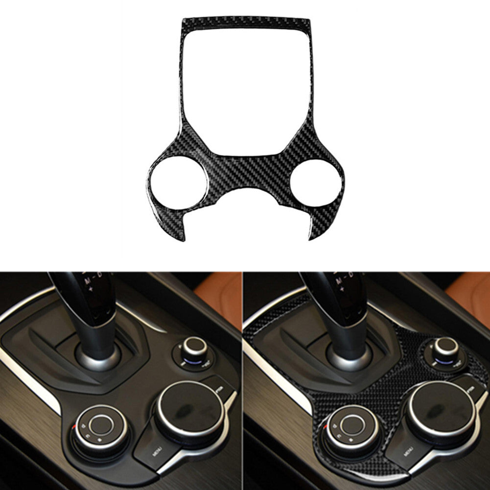 2Pcs Carbon Fiber Interior Door Panel Cover Trim for RAM Promaster 2014-2021 v