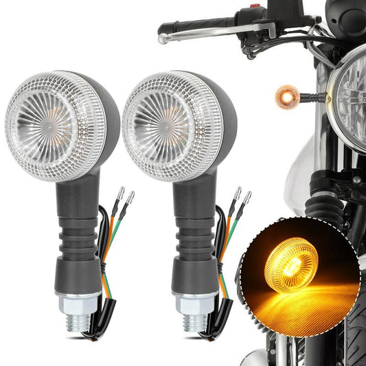 2X Motorcycle LED Turn Signal Blinker Light for Suzuki DR125SE DR200SE DR650SE