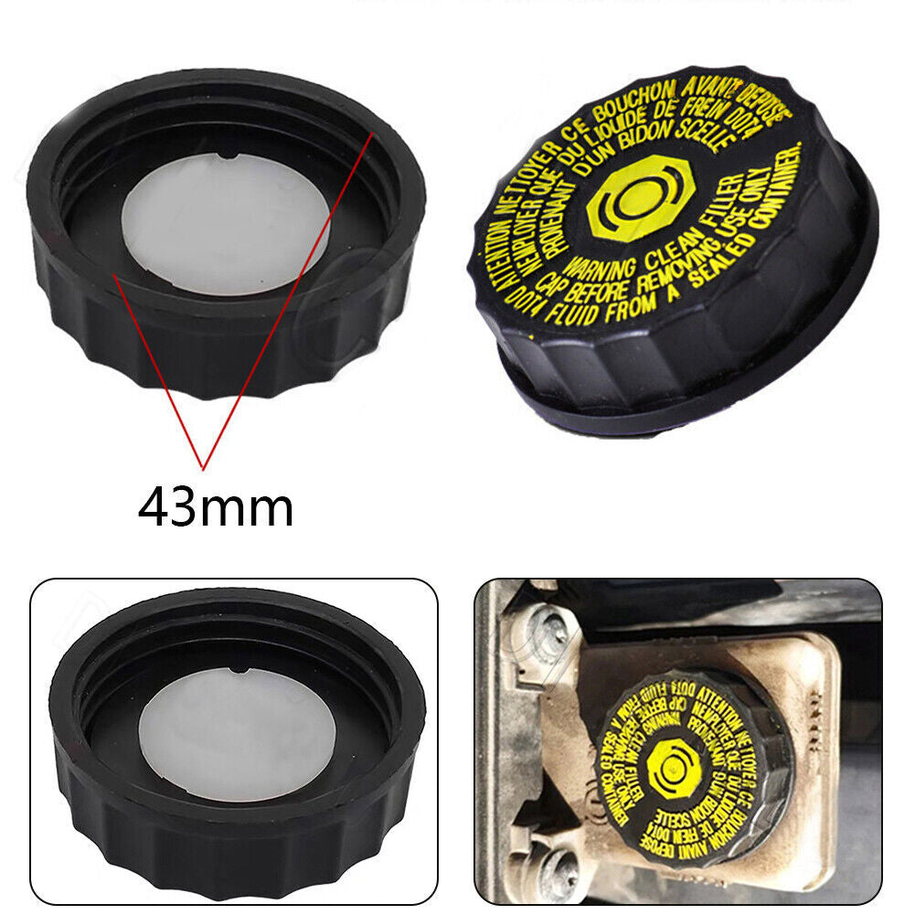 1613328880 Brake Fluid Cap Brake Tank Cap Cover For Peuget 206 306 307 308 1PC