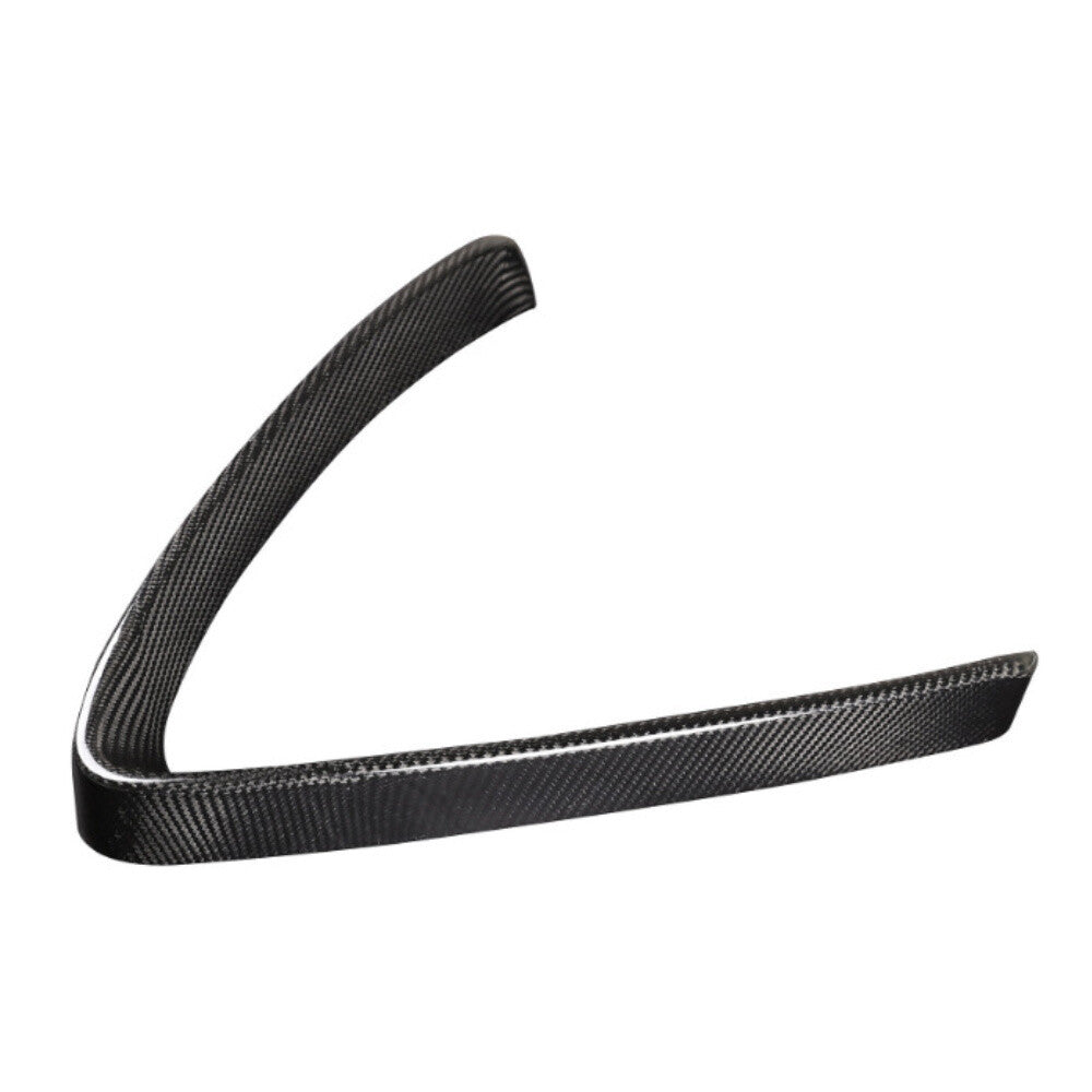 Real Carbon Fiber Front Bumper V Shape Grille Cover for Alfa Romeo for Stelvio 2017+