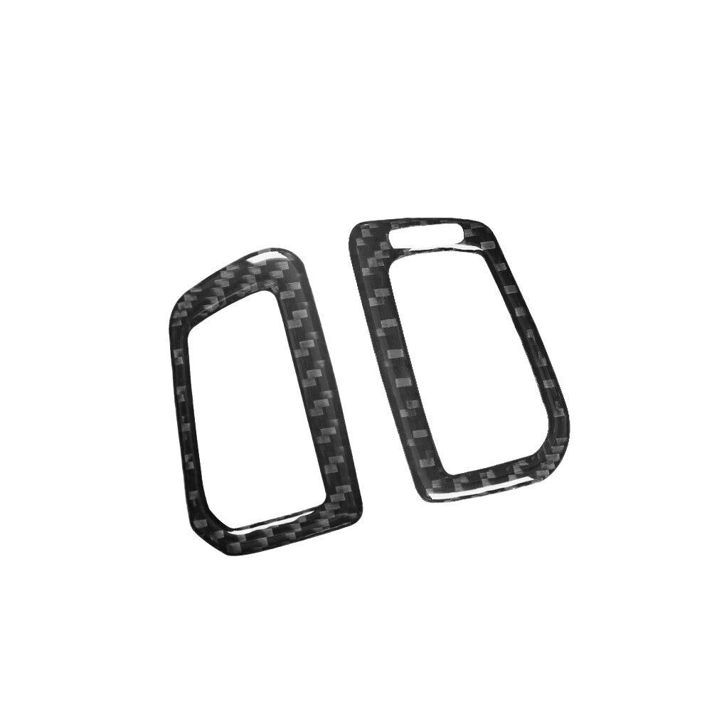 Red Carbon Fiber Lighter Console Control & Cup Holder Trim Cover for Mini Cooper v