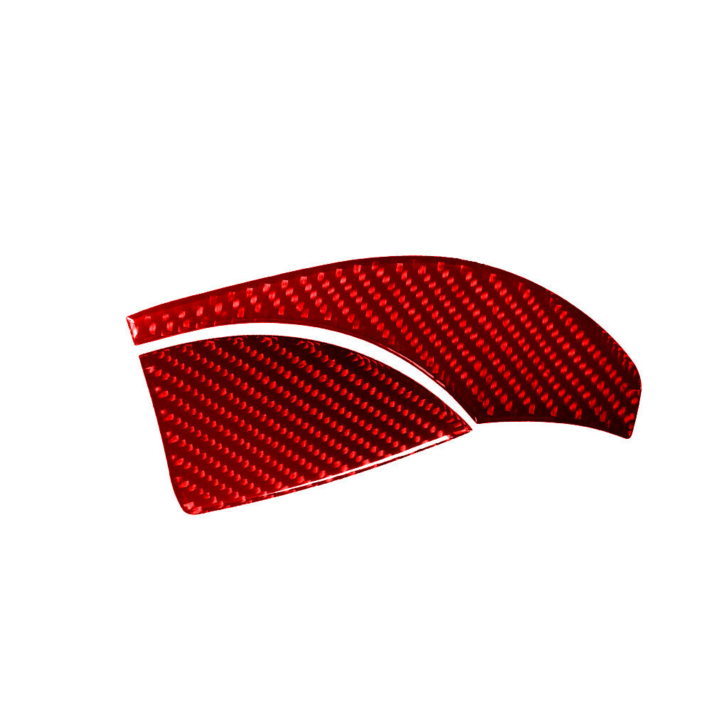 2Pcs Carbon fiber Door Handle Switch Cover Trim For Camaro 2016-2018 v