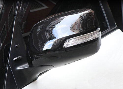 for Toyota for Land Cruiser LC200 2016-21 Black Side Rear View Mirror Cover Replace
