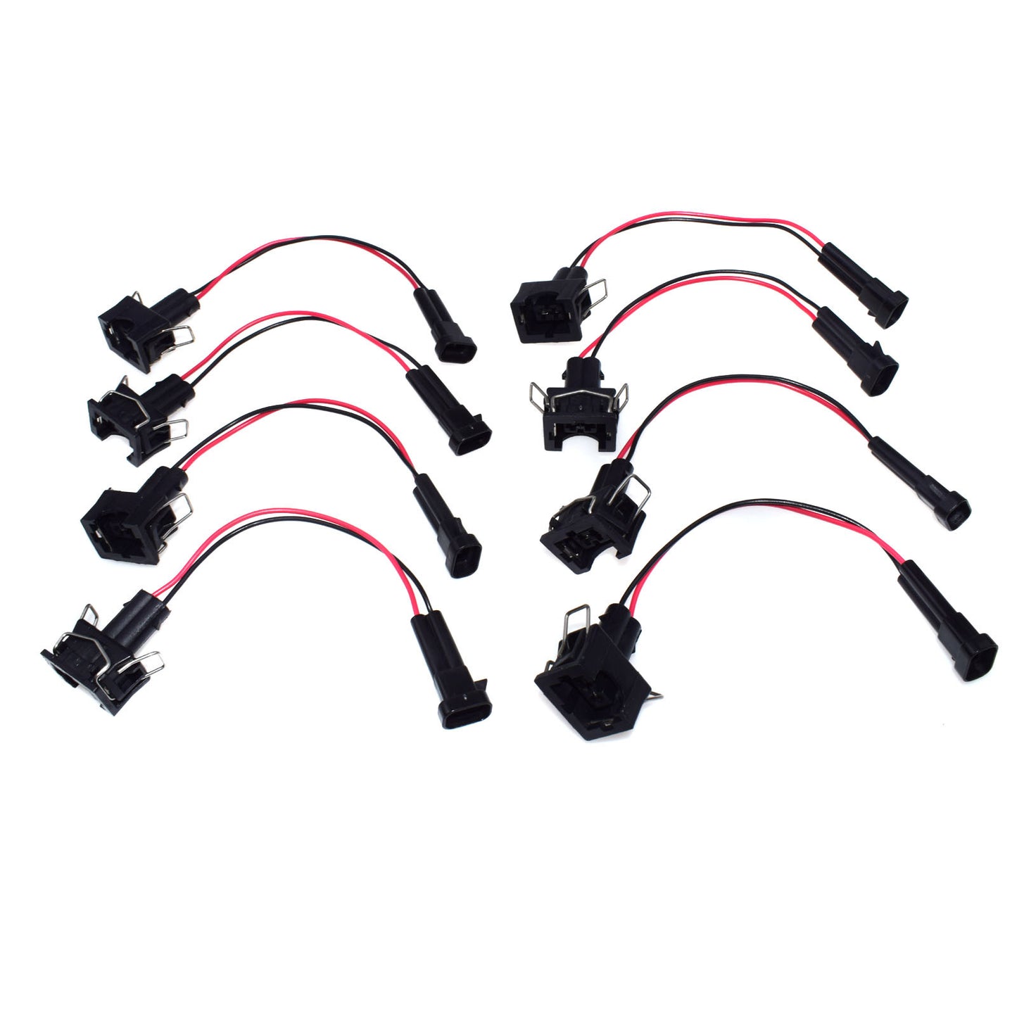 8 Pack Wiring Harness Adapter Plug LQ4 LQ9 48 53 60 Injector to LS1 LS6 LT1 EV1- v
