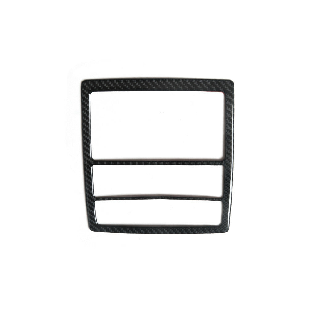 Carbon Fiber Rear Armrest Cup Holder Frame Cover Trim for Chrysler 200 2011-2014 v