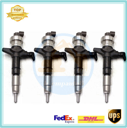 4X Fuel injector for Toyota Hilux 295050-1900 295050-0910 295050-0911 2950500912