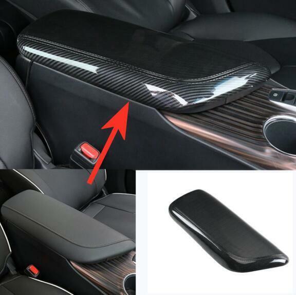 2019-2023 For Toyot@a for Camry Carbon ABS Interior Armrest Box Decor Cover Trim n