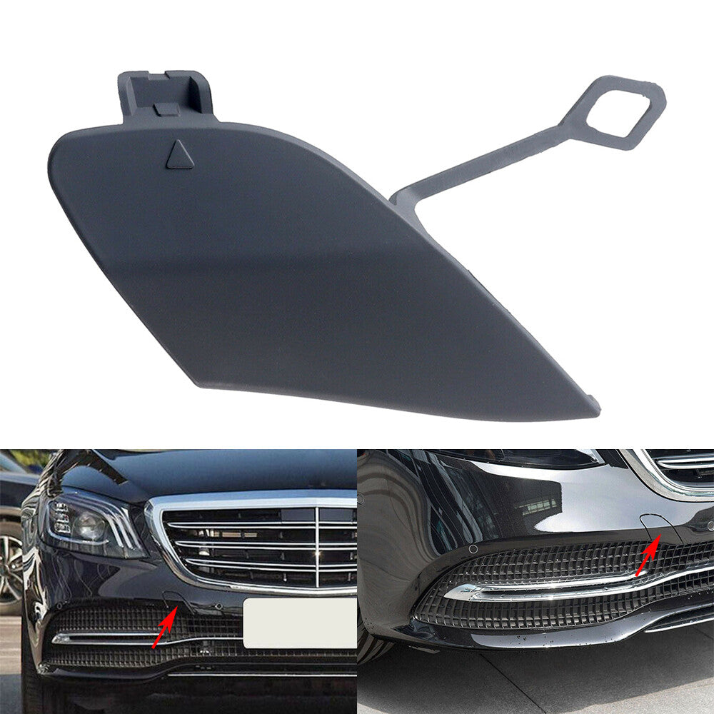 For 2018 - 2020 for Mercedes W222 S-Class Front Bumper Tow Eye Cap Cover Unpainted Q