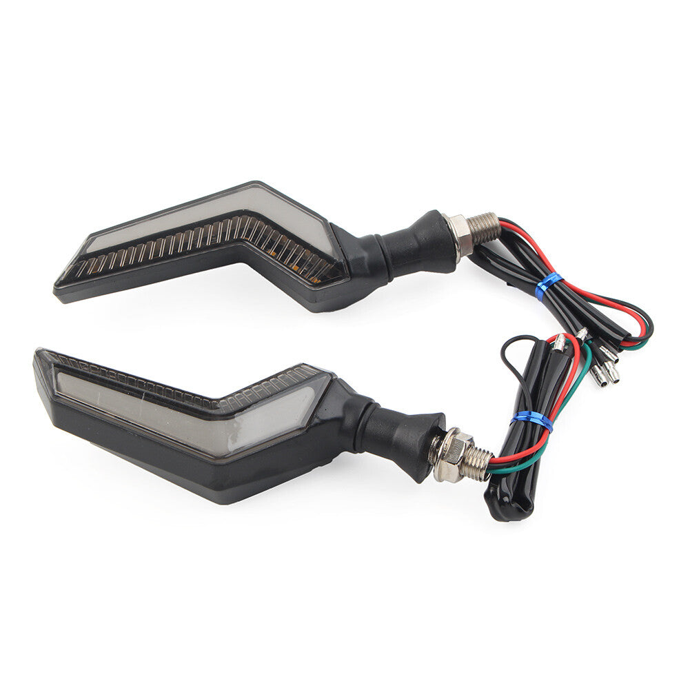 for Honda Flasher LED Turn Signal Lights Amber Blinker DRL Blue 2PCS Motorcycle