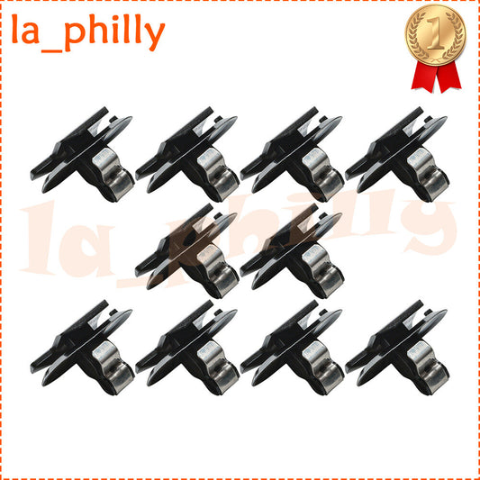 10x Moulding Clip w/Metal Reinforcement 24405739 for Renault for Peugeot for Vauxhall