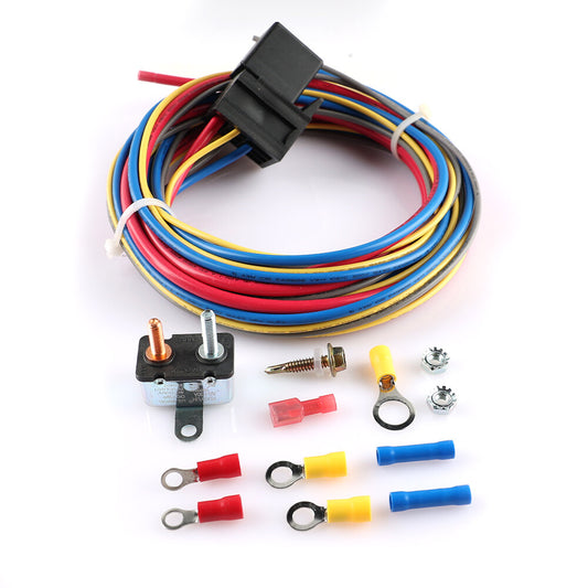Electric Fuel Pump Relay Wire Harness Kit Bypass 30 AMP For 12V System Universal