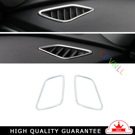 Car Instrument LR Air Outlet Vent Trim for Kia K5 Optima 2016-2020 Matte Silver