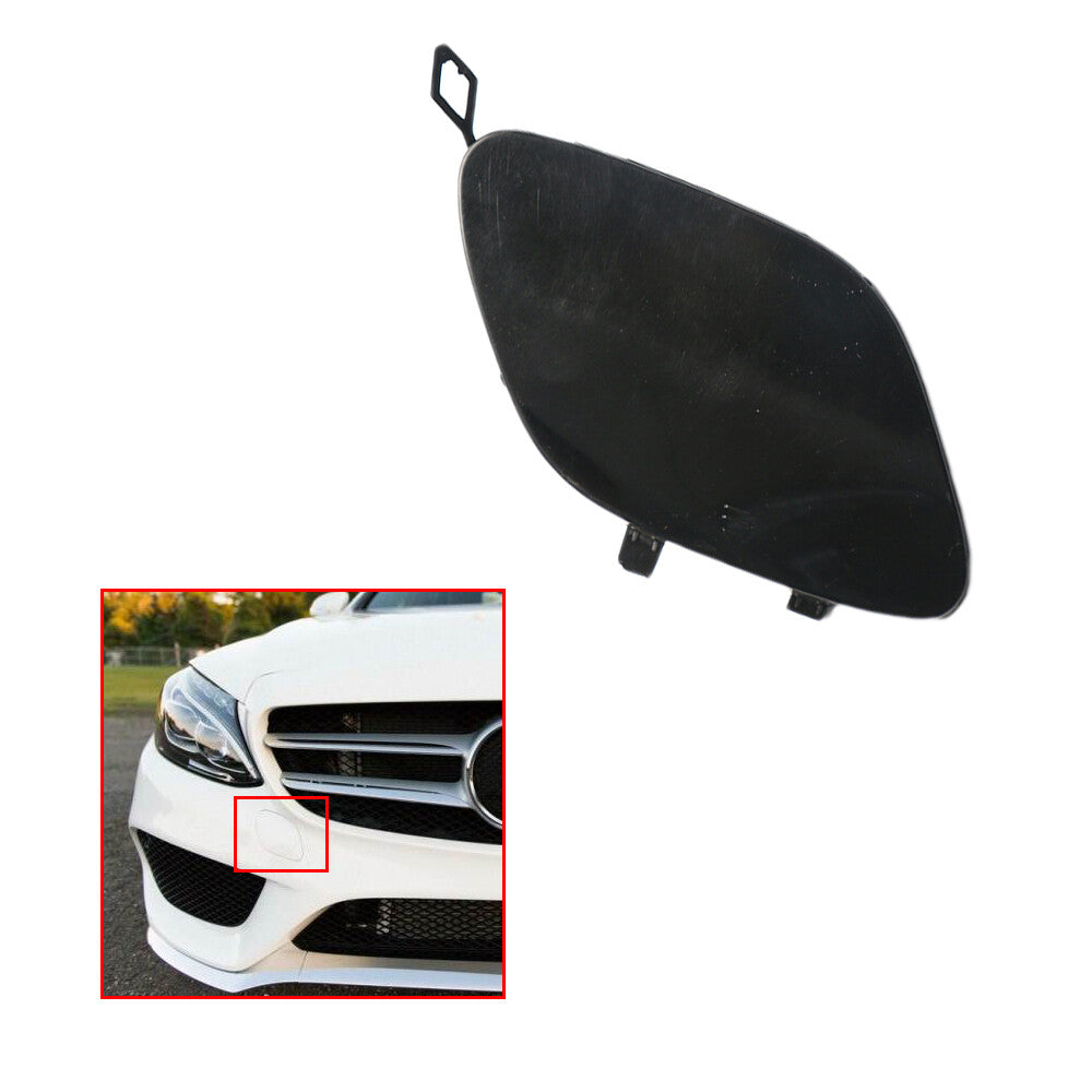 Bumper Tow Hook Cover Eye Cap for Mercedes W205 C300 C400 C63AMG Unpainted Q
