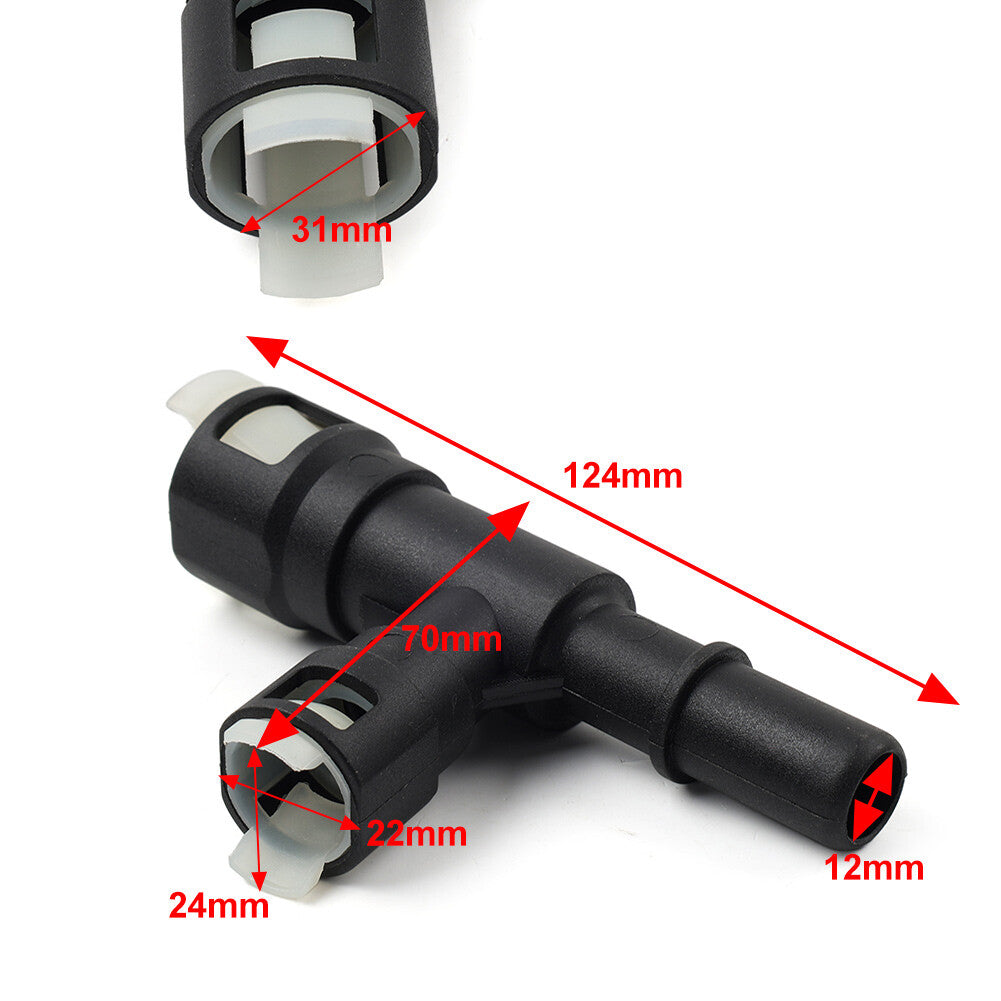 Heater Hose Joint Connector for Cadillac for Chevrolet Fit for GMC for Hummer Q