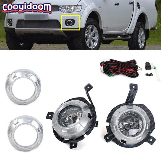One fog light wiring harness cover with switch for Mitsubishi Triton / L200 2006-2008