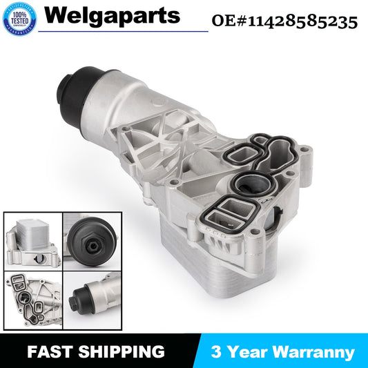 Aluminum Oil Cooler Filter Housing Assembly for BMW i8 for Mini Cooper 11428585235