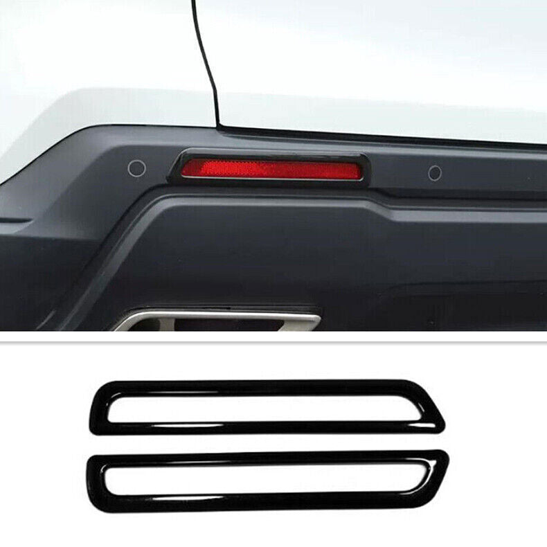 for Honda CR-V CRV 2023-2024 Bright Black Rear bumper Fog Light Frame cover Trim n