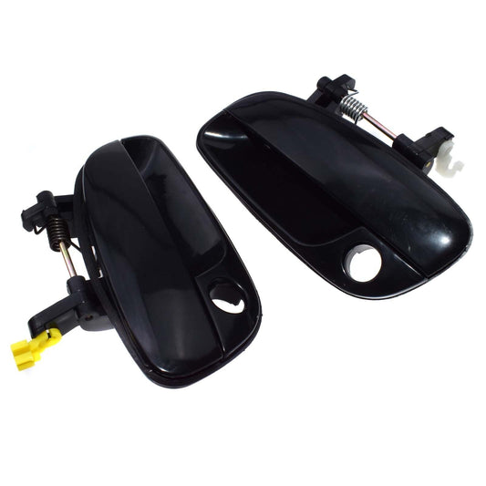 For 2001-2005 for Hyundai for Elantra 2Pcs Left Right Front Outside Door Handles Black