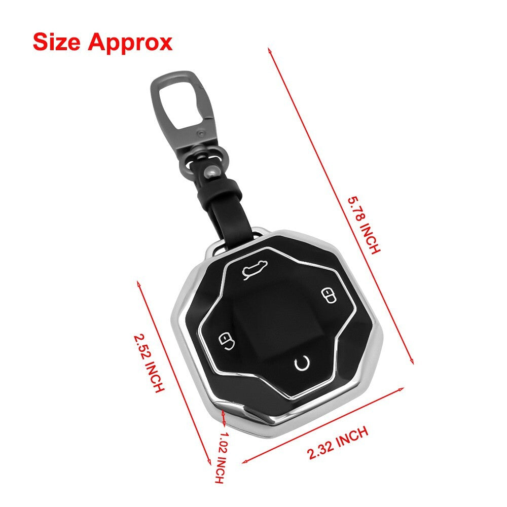 Key Fob Shell Case with Keychain for Chery Jetour T2 Traveler 2023 2024 2025
